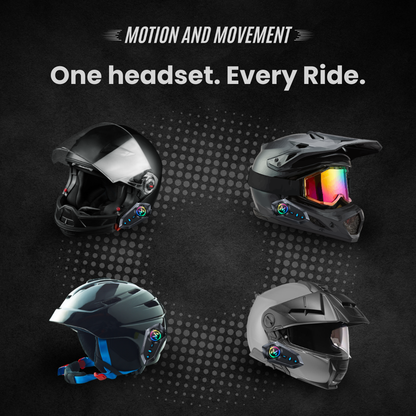 The Motion-1 Helmet Bluetooth Intercom Headset