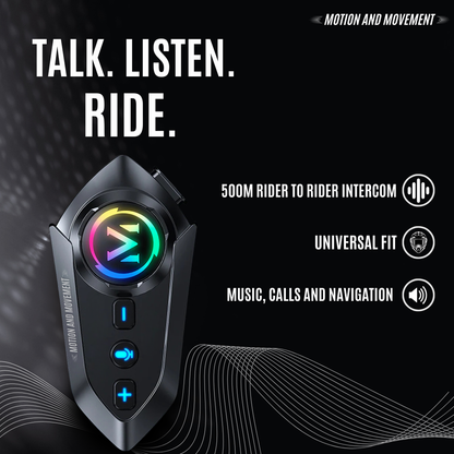 The Motion-1 Helmet Bluetooth Intercom Headset